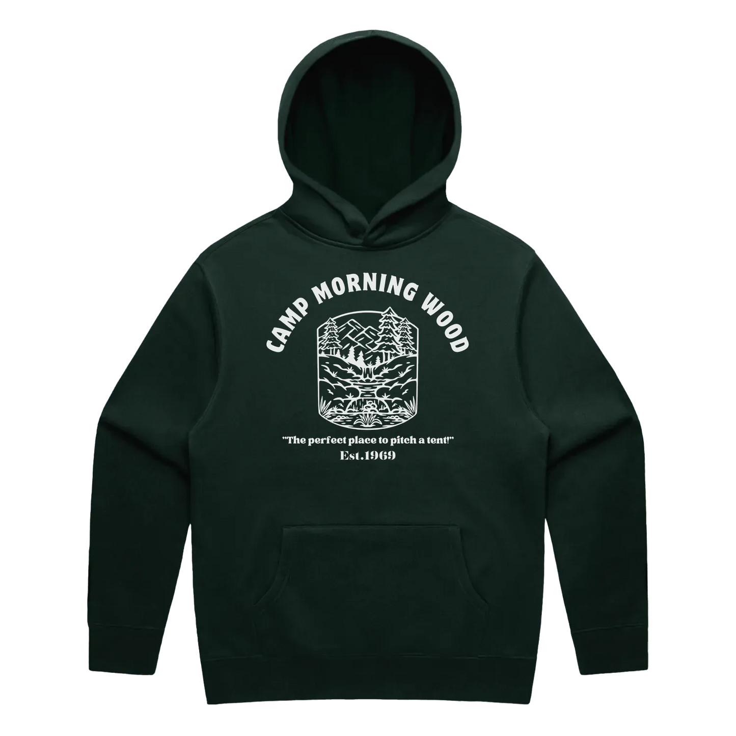 Pine Green front flat lay