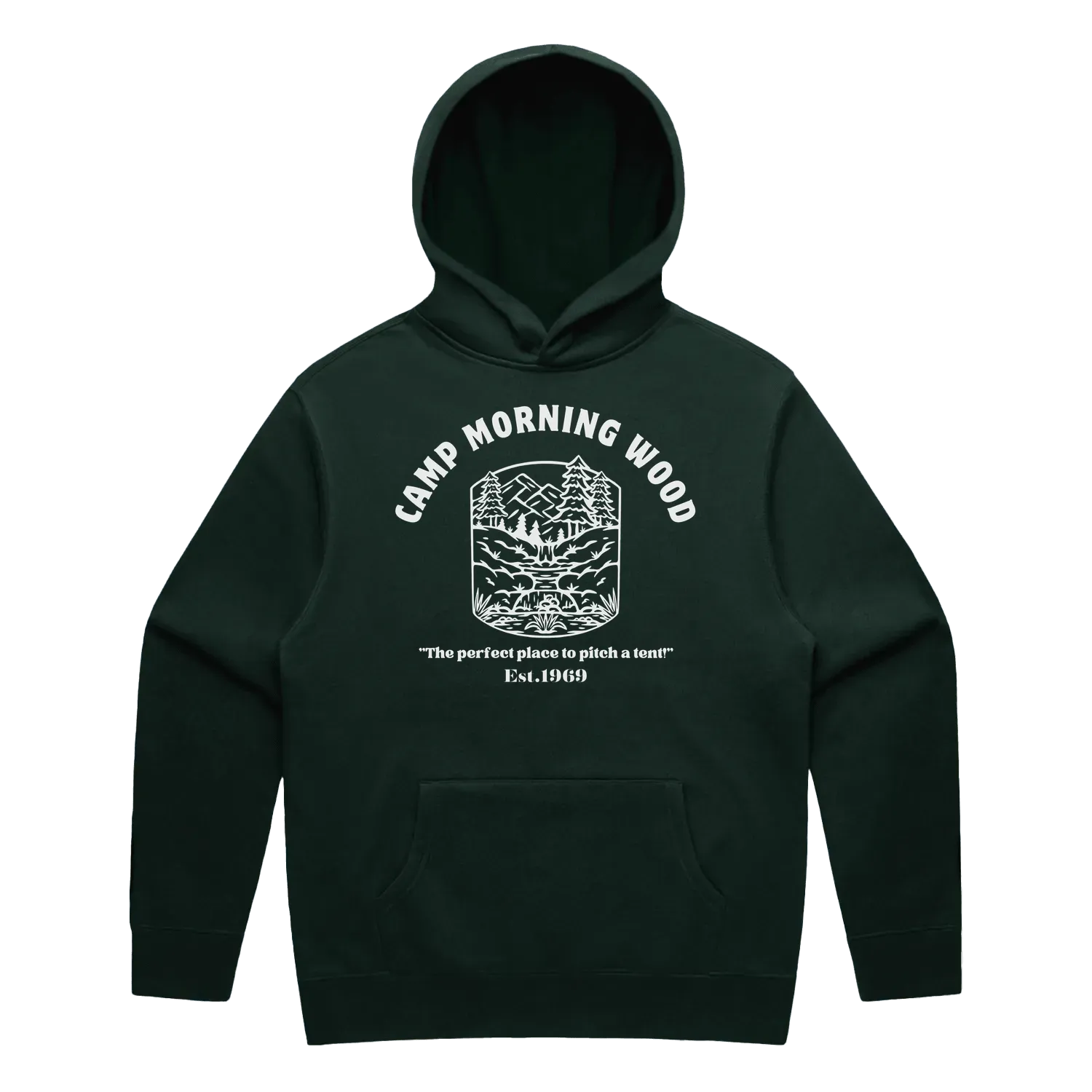 Pine Green front flat lay