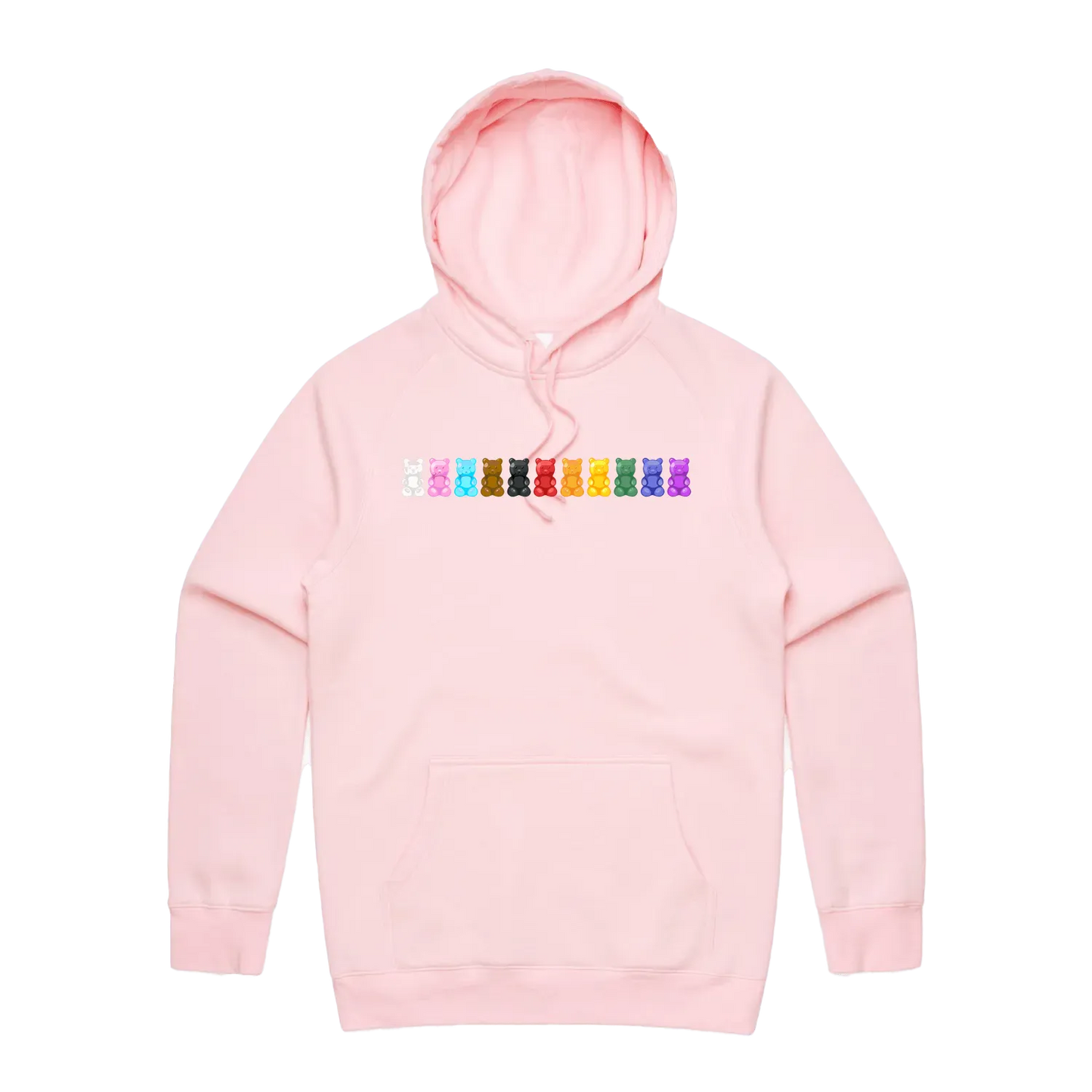 Pink front flat lay