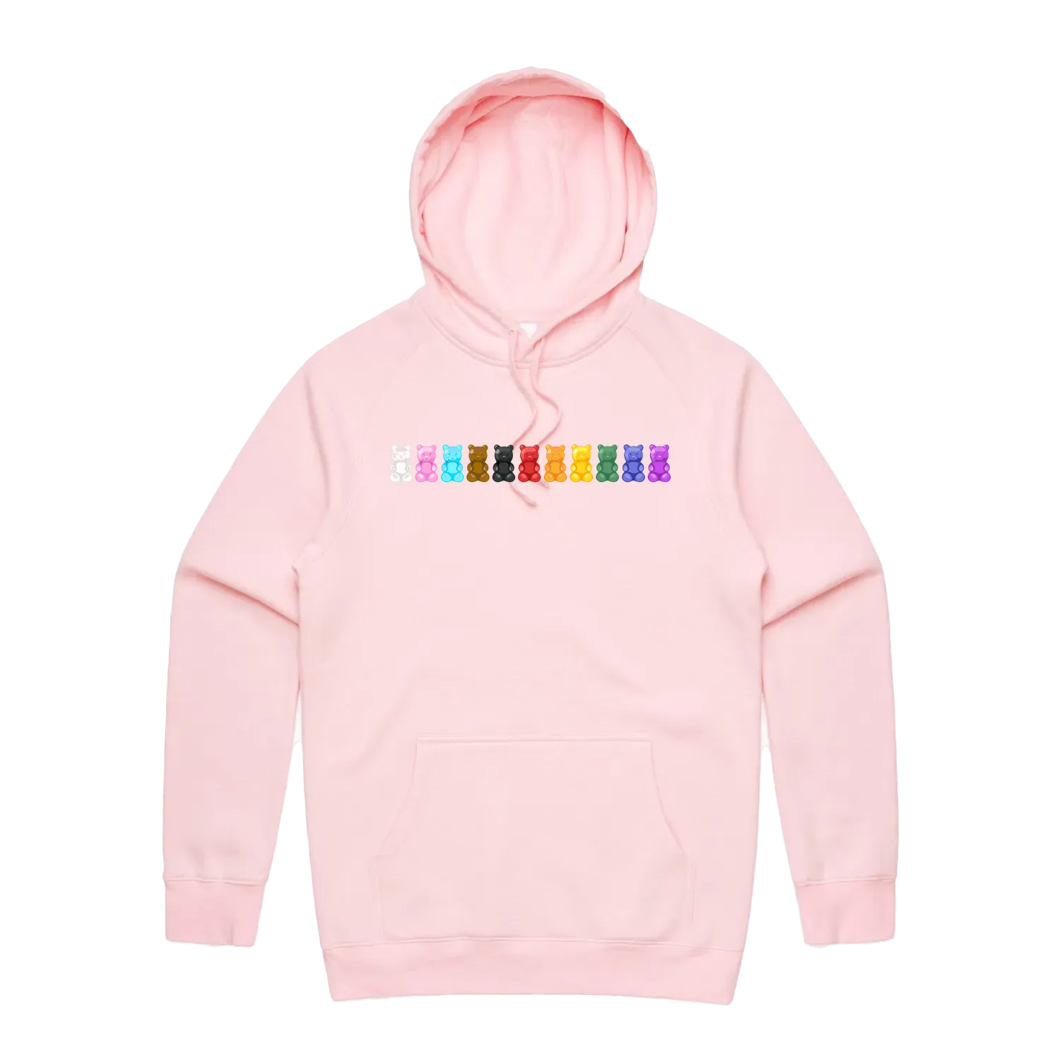 Pink front flat lay