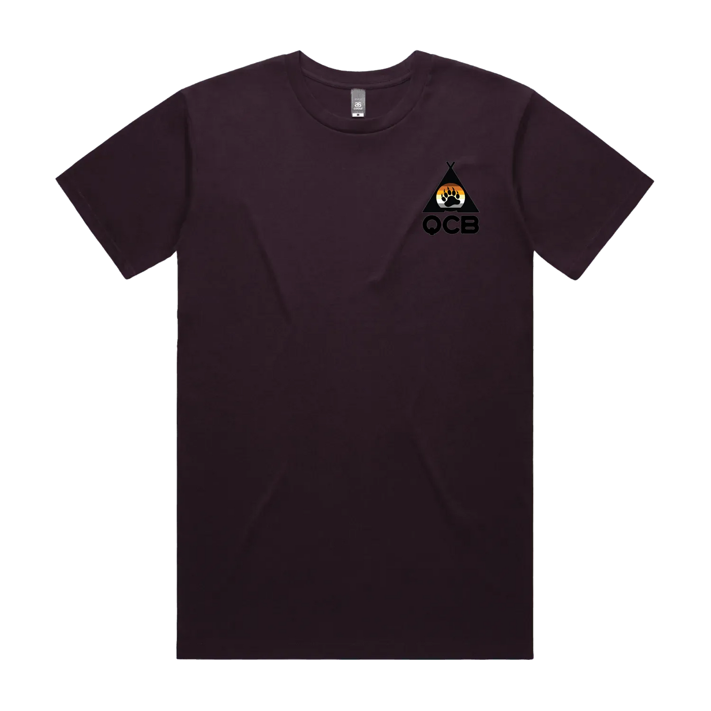 Plum front flat lay