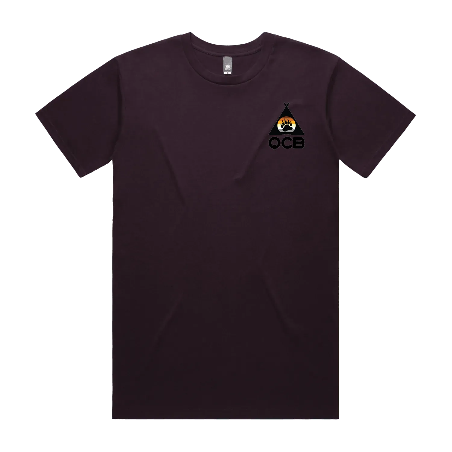 Plum front flat lay