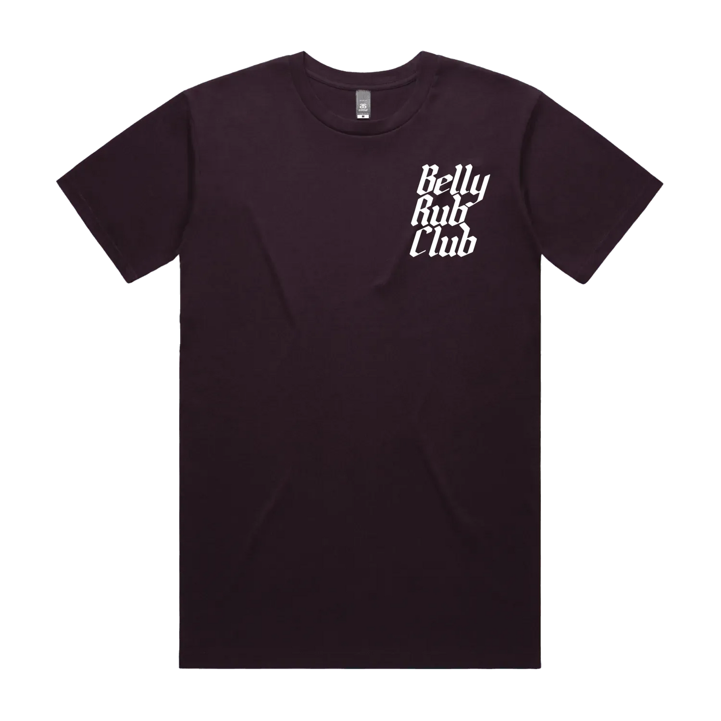 Plum front flat lay