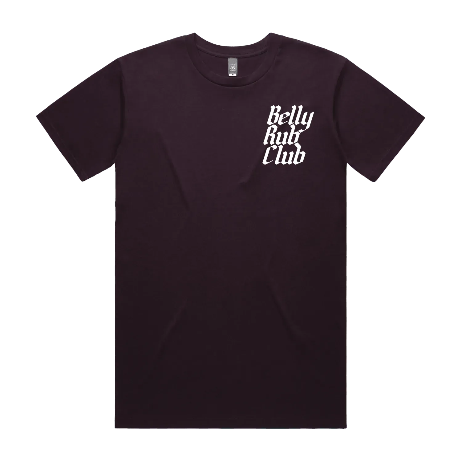Plum front flat lay