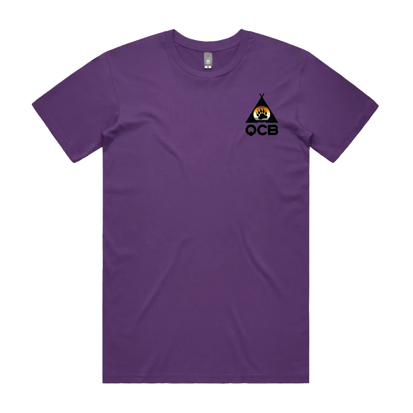 Purple front flat lay