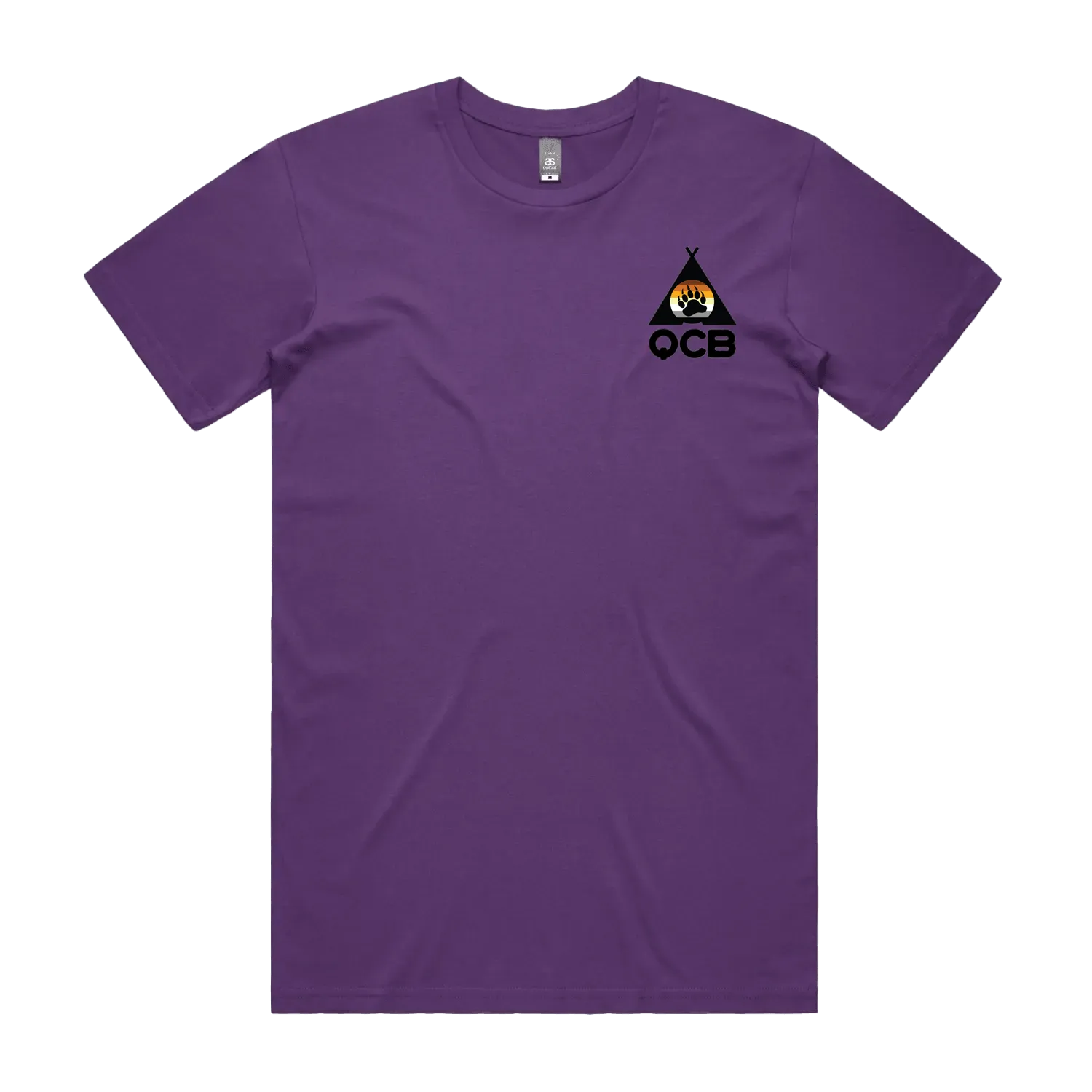 Purple front flat lay