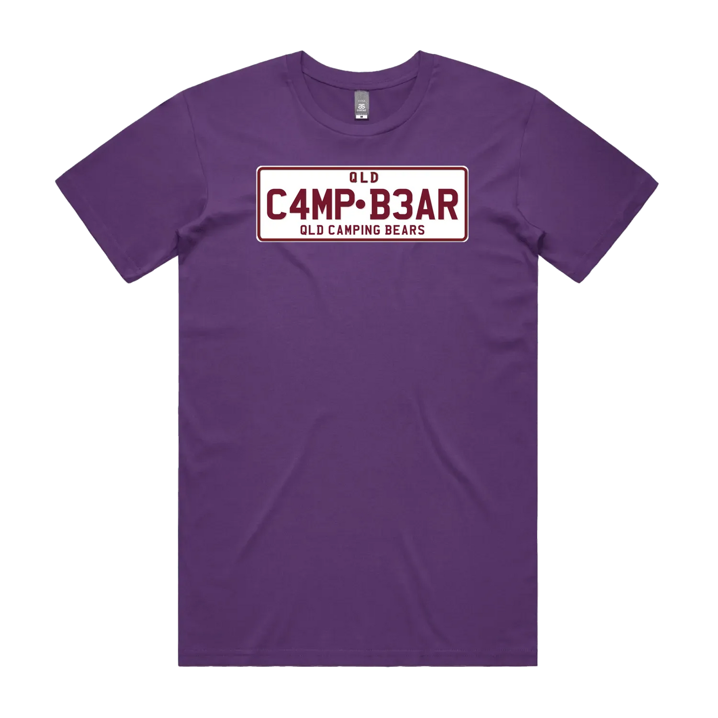 Purple front flat lay
