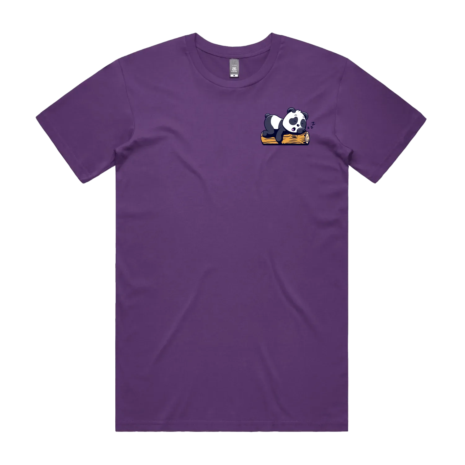 Purple front flat lay