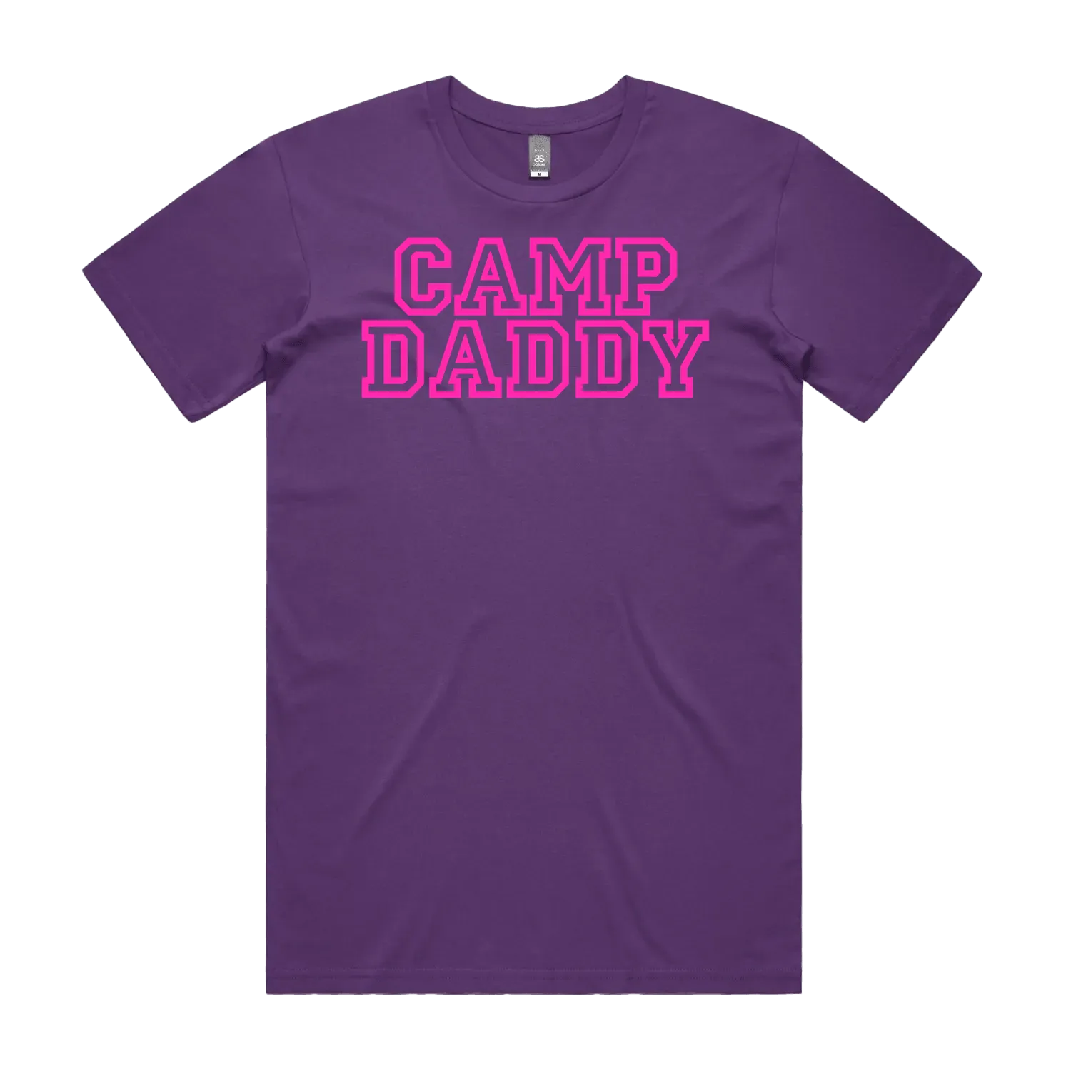 Purple front flat lay