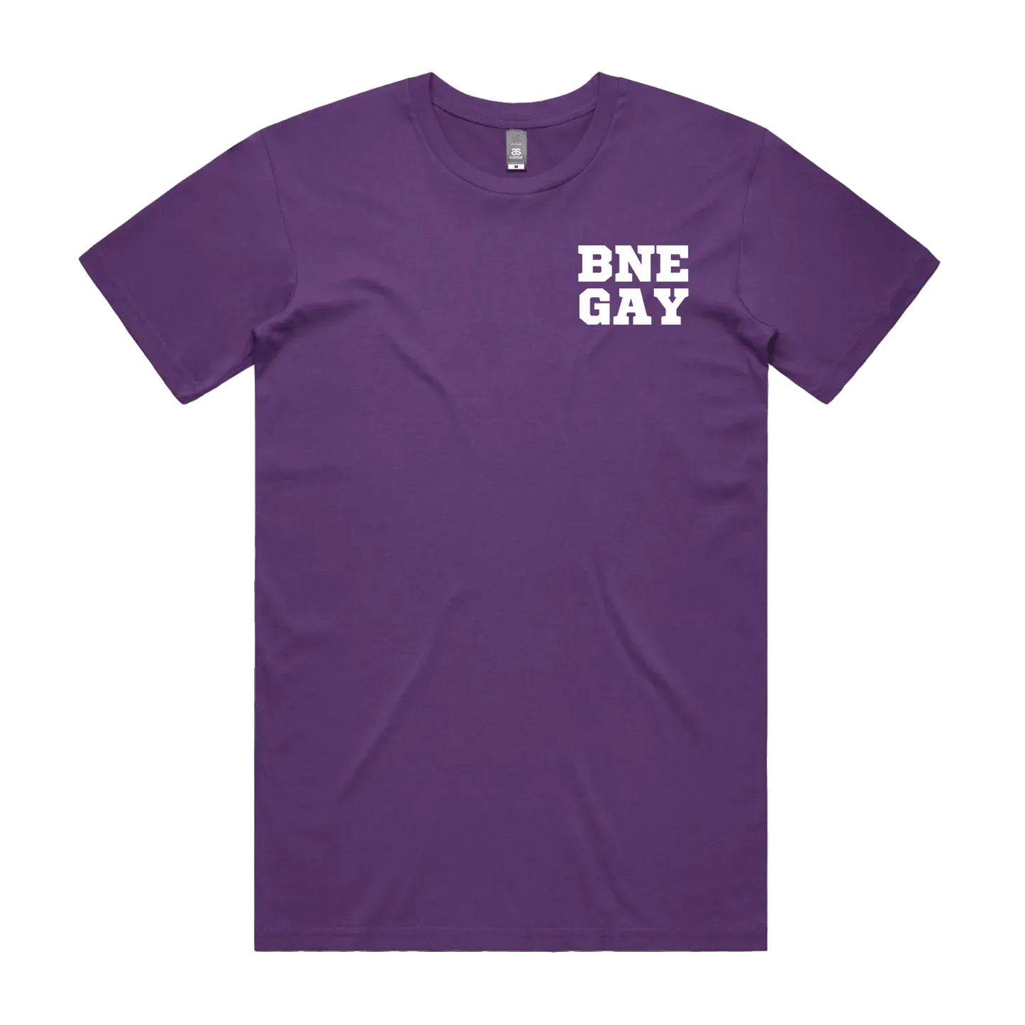 Purple front flat lay