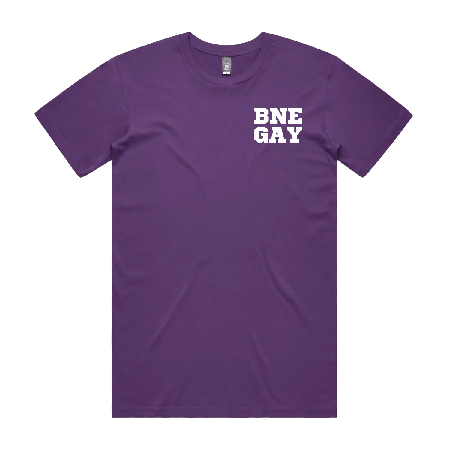 Purple front flat lay