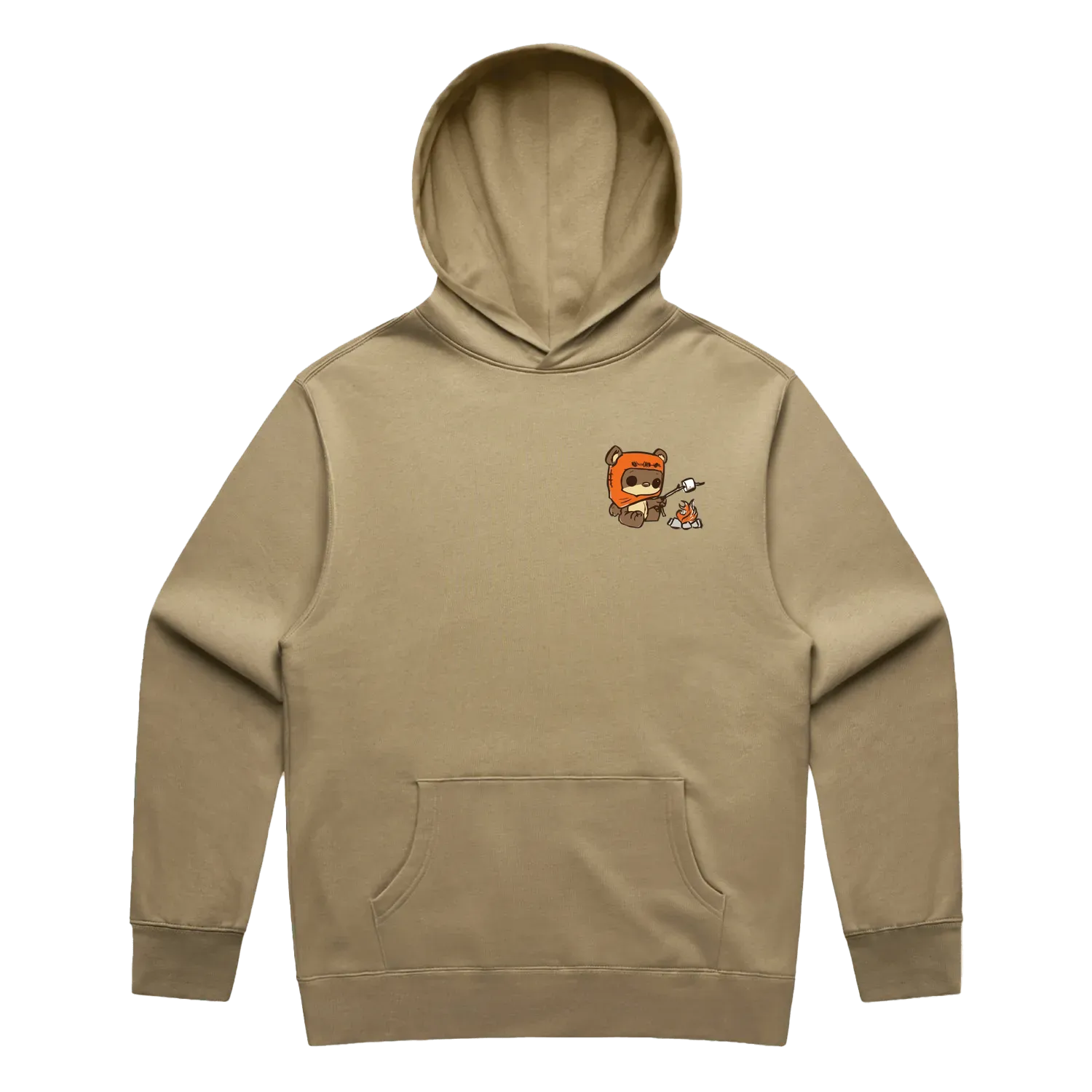 Sand front flat lay