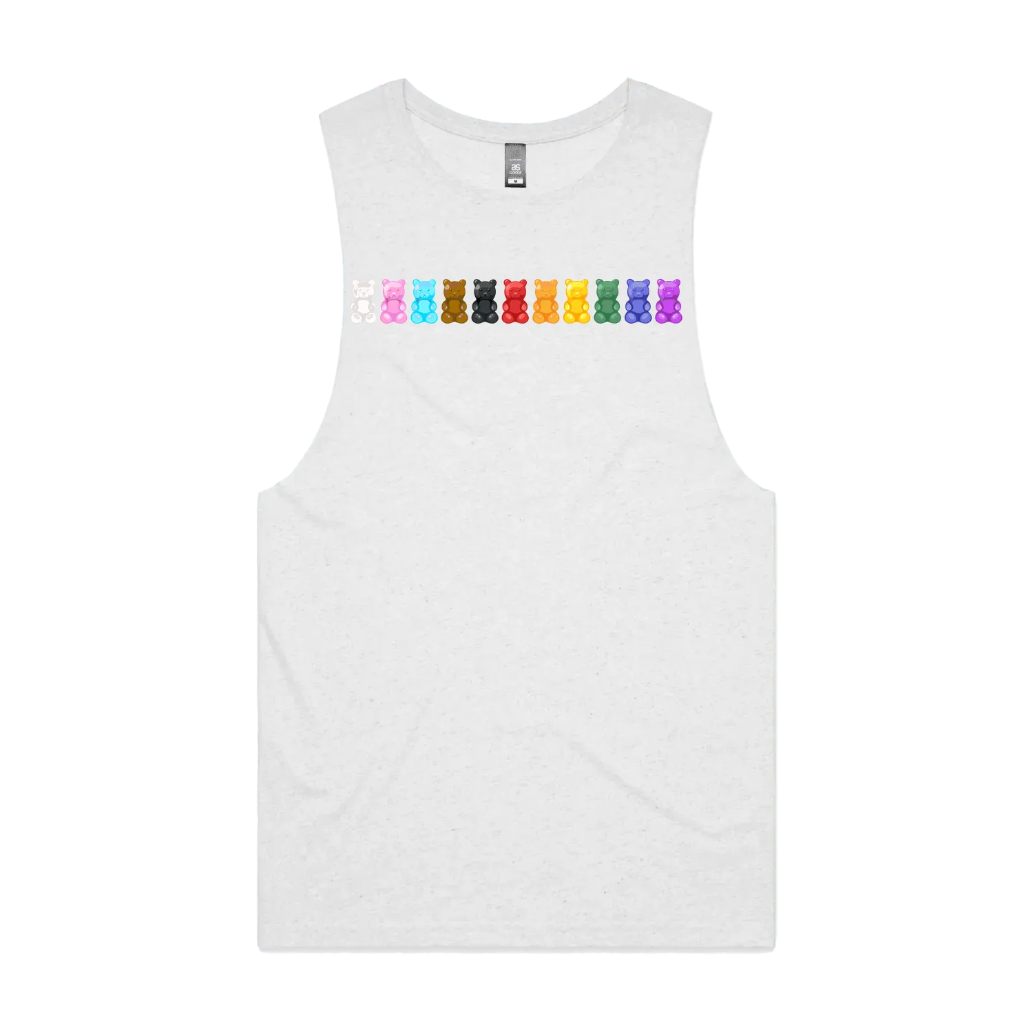 White Marle front flat lay