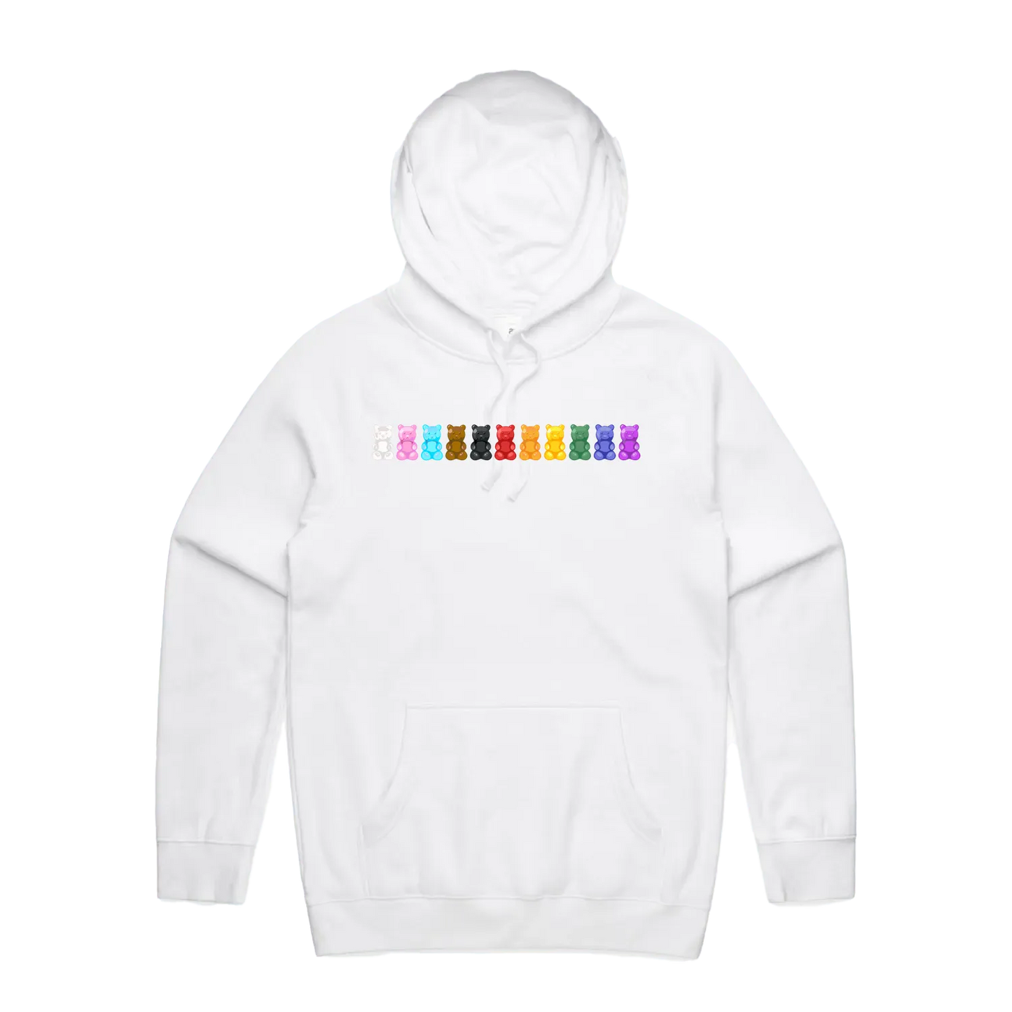White front flat lay