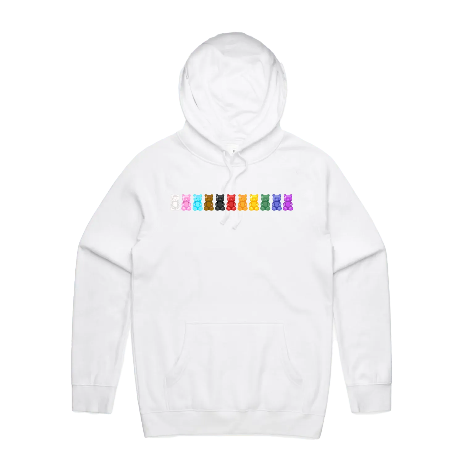 White front flat lay