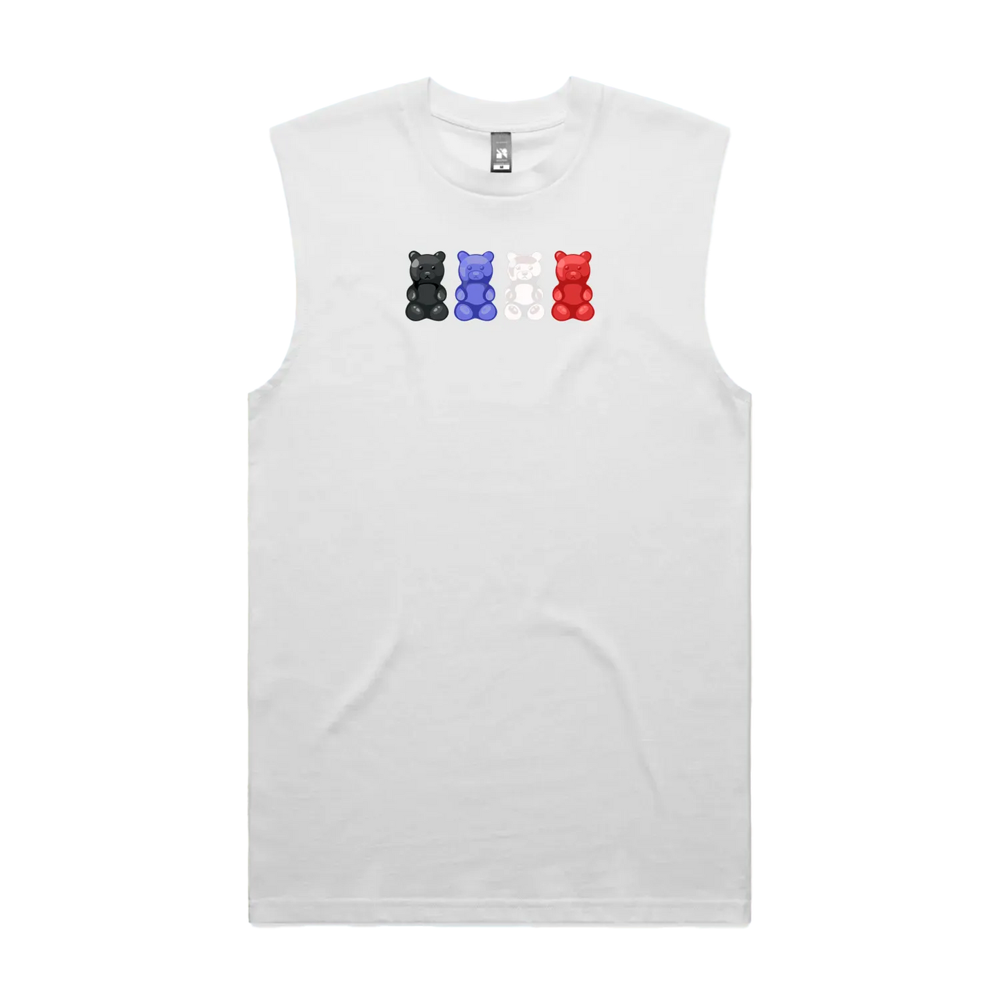 White front flat lay