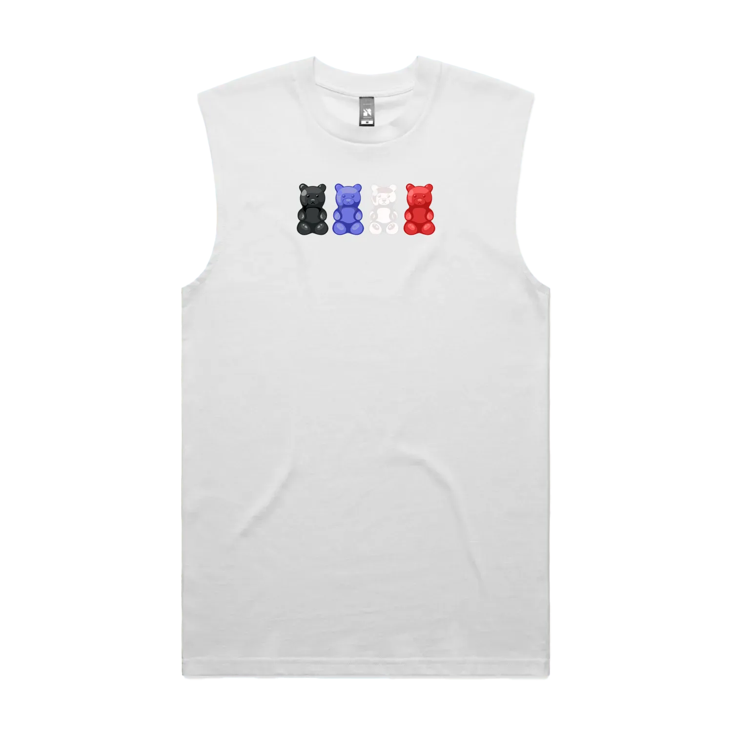 White front flat lay