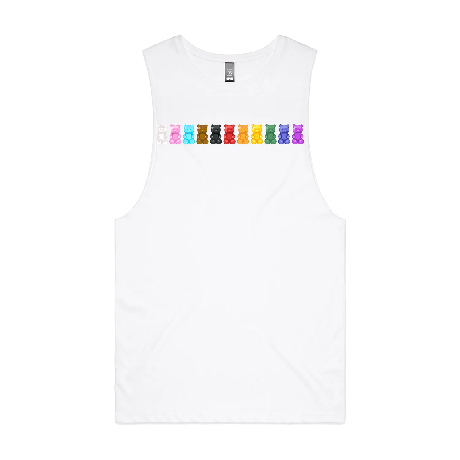 White front flat lay