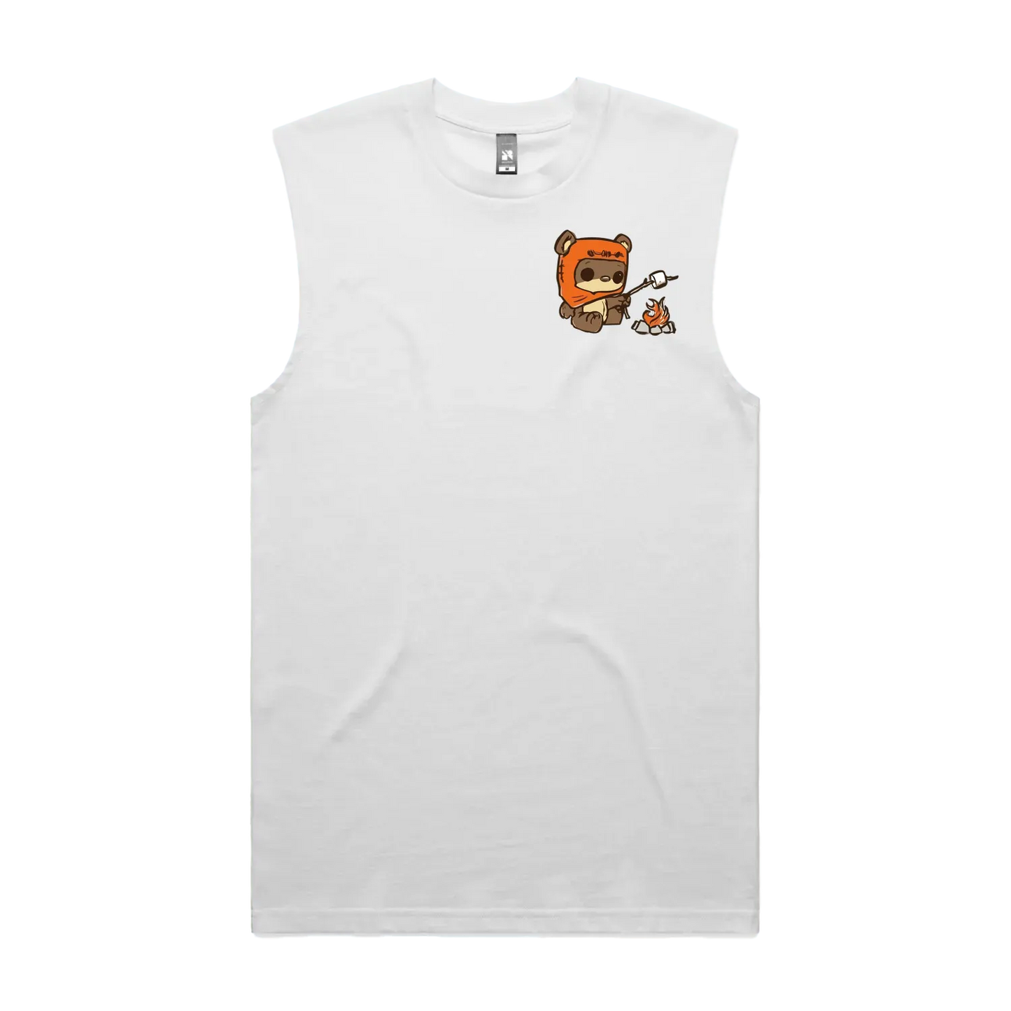 White front flat lay