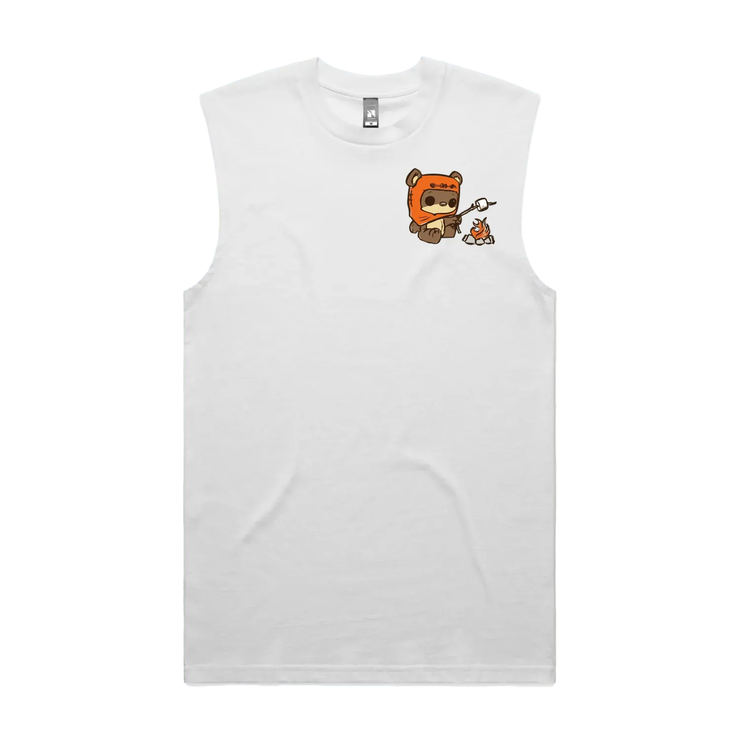 White front flat lay