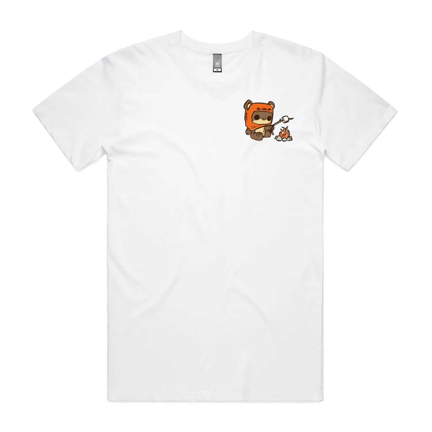 White front flat lay