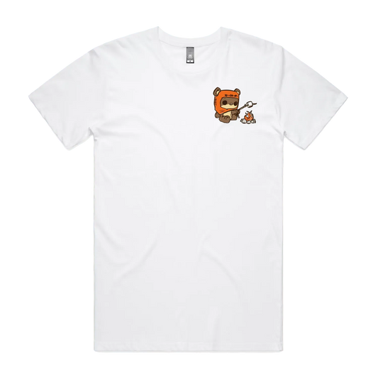 White front flat lay