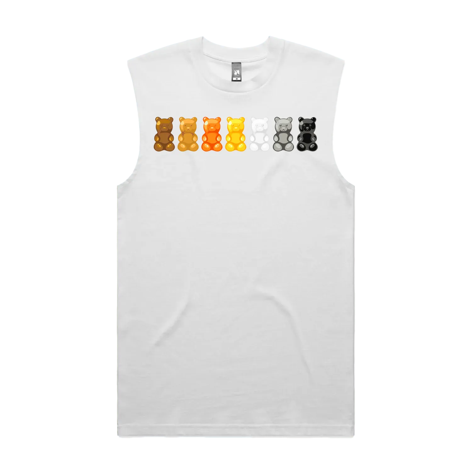 White front flat lay