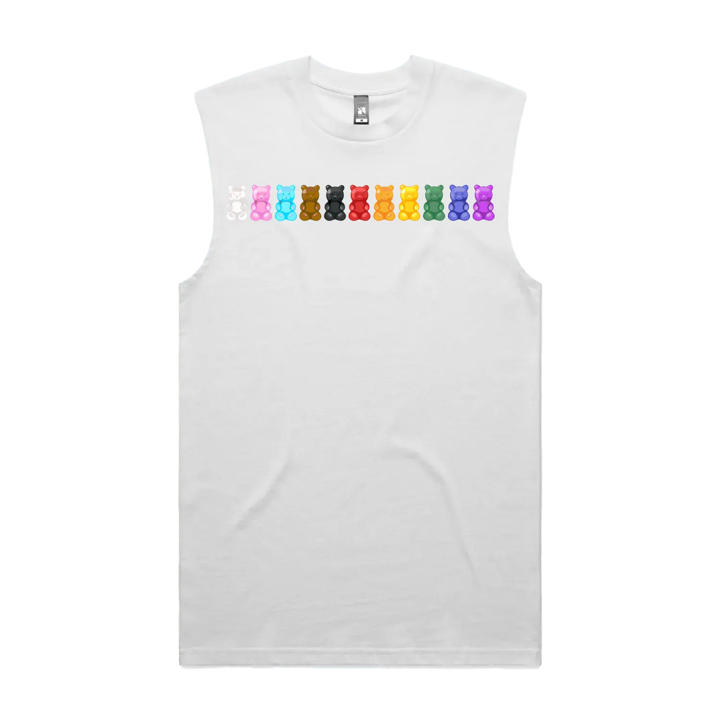 White front flat lay