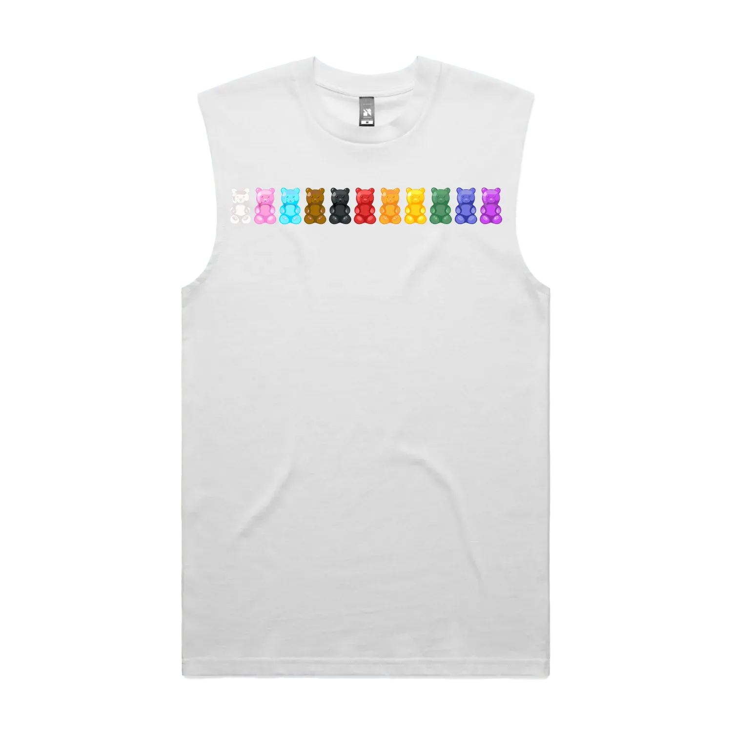 White front flat lay