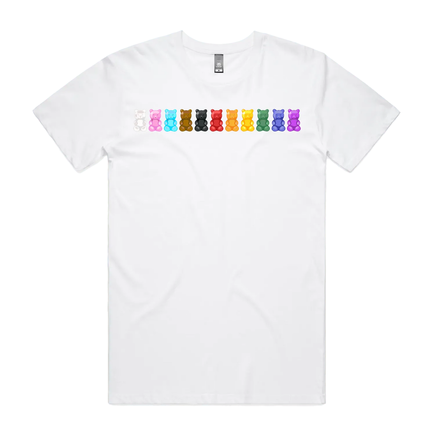 White front flat lay
