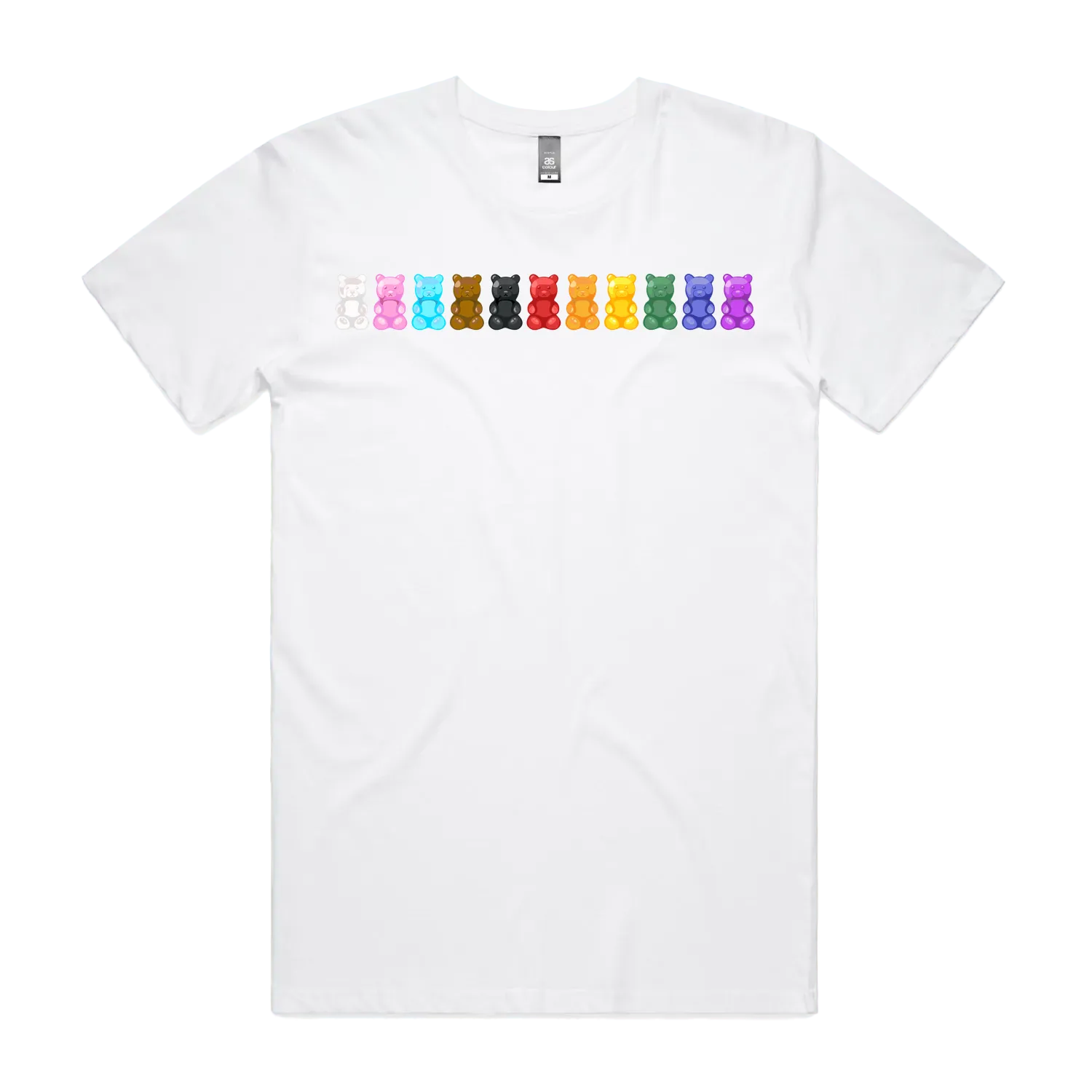 White front flat lay